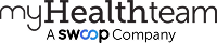MyMyelomaTeam myHealthteam A SWOOP Company, logo
